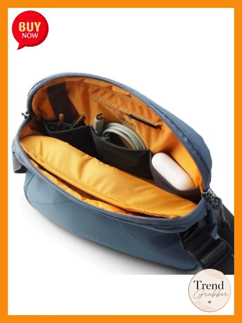 Ultra-Light Crossbody Sling Bag for Travel & Daily Use - Recycled Oxford Nylon